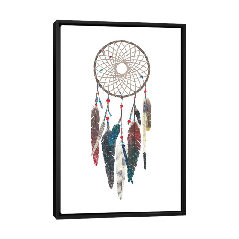 « dreamcatcher i », reproduction d’art sur toile, H 26 po x l 18 po x P 1,5 po, Pas de tapis, Toile avec cadre noir
