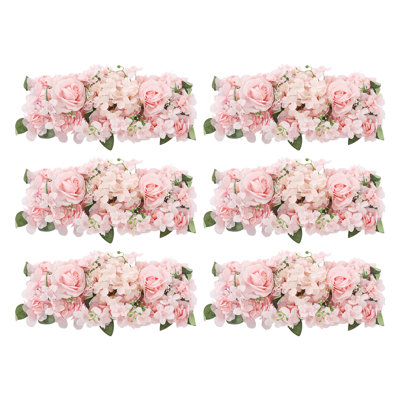 6Pcs Dahlia Rose Wall Panels Arrangement