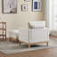 Fauteuil d'appoint large rembourré avec repose-pieds et coussins de rangement-691399337-691399350