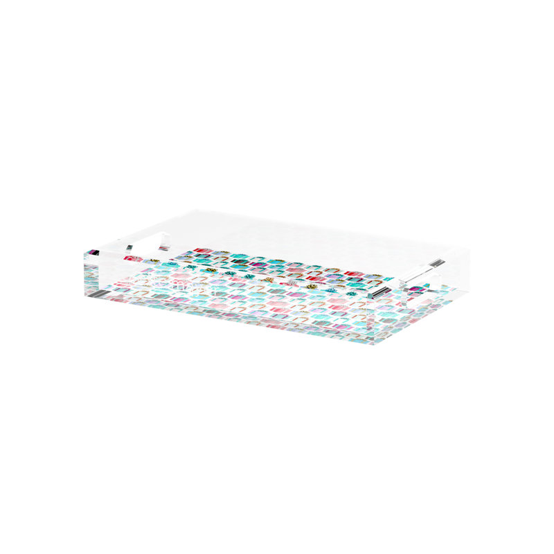 Decorative Tray, 12.5"W x 7.75"D x 2"H