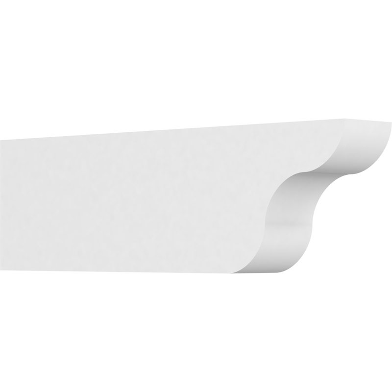 3"W x 6"H x 20"L Standard Carmel Architectural Grade PVC Rafter Tail, 6"H x 3"W x 20"D