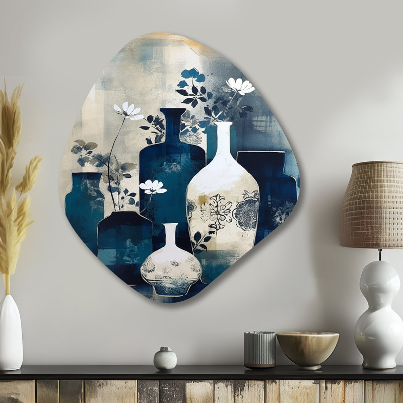 Avis - Décoration murale irrégulière en métal Boho Pottery, H 35 po x l 31 po