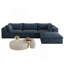 Canapé Cloud, tissu velours côtelé, sièges profonds, conception à deux couches, coussin amovible-1765575559-1765575553