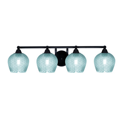 Barre d'éclairage de salle de bain 4 lumières Mukkesh
