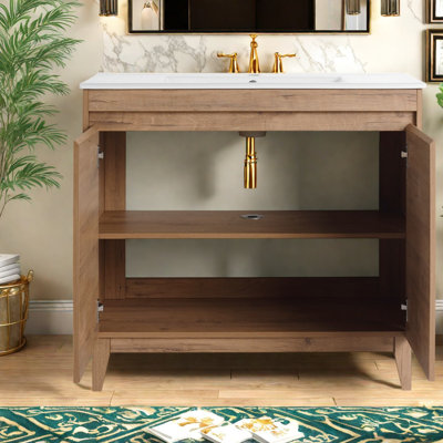 Vanities(Must include both Vanity Cabinet  and Sink) with Storage 36 Inch
