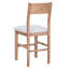 Ensemble de table de salle à manger à hauteur de comptoir 5 pièces avec 1 table rectangulaire et 4 chaises pour petits espaces, brun-1656036528