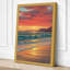 Golden Hour Seascape Coastal - Wrapped Canvas-866531212-866531222