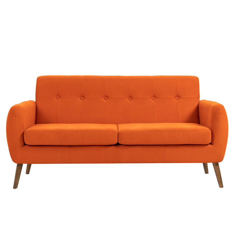 Causeuse Atifa Apollos, Orange