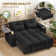 65"W Convertible 3 in 1 Sofa Bed, Vincy Pull Out Couch Loveseat Sleeper with Side Table&USB&Type-C Ports&Storage Armrests
