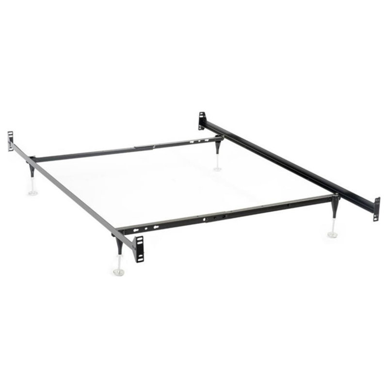 Esme Bed Frame Black (Headboard & Footboard), Twin/Full