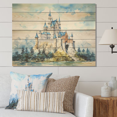 Fortress Castle In The Mountains - Châteaux sur bois