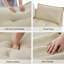 Canapé modulaire en L avec repose-pieds mobile, sièges profonds, coussins double couche, console intégrée, charge USB et revêtement en velours côtelé pour le salon ou le cinéma maison.-1757336699