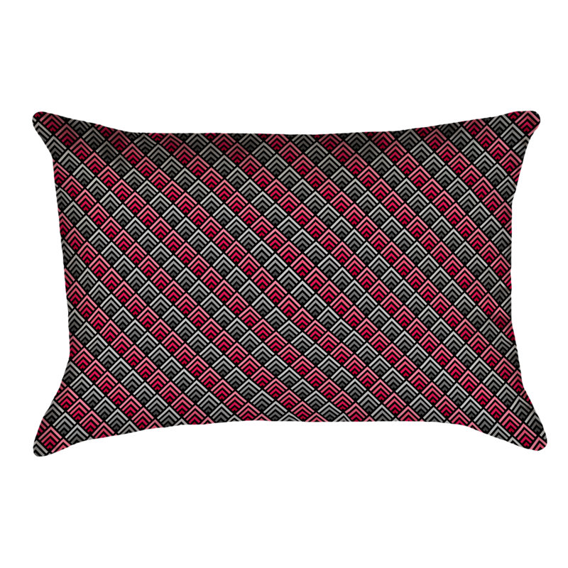 Coussin extérieur Katelyn Elizabeth, Rouge