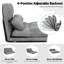 Namirah Twin 44.5 " Faux Leather Futon and Mattress-1720494265
