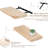 Natural Wood Floating Shelves, Small Floating Shelves For Wall 16 Inch Set Of 2, Solid Wood Floating Shelves Unfinished, Raw Wood Shelves For Bathroom Living Room Kitchen Bedroom - Unfinished