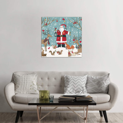 Woodland Christmas VI by Anne Tavoletti - Wrapped Canvas Painting