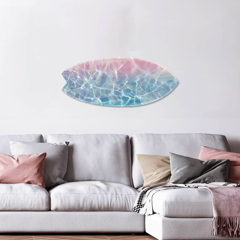 Holo Surfboard Decorative Acrylic Skimboard by Oliver Gal