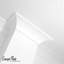 Moulure couronnée en polyuréthane simple 2-3 / 4 po x 2-3 / 8 po x 96 po 48 LF