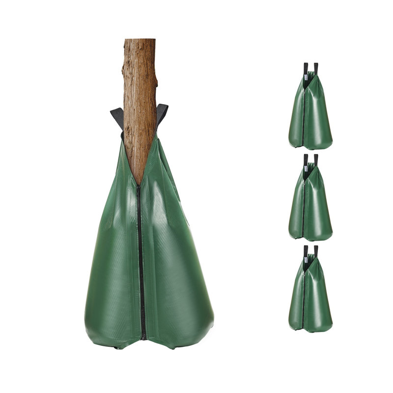 Paquet de 4, système d'arrosage lent à arrosage des arbres - 20 gallons pour une hydratation profonde
