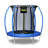 Moxie 6 FT Pumpkin-Shaped Outdoor Trampoline with Enclosure Set and with Safety Net, Mat, Pat-53906678