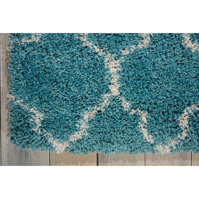 Tapis marocain à poils longs Sigrid, Rectangle 10 pi x 13 pi