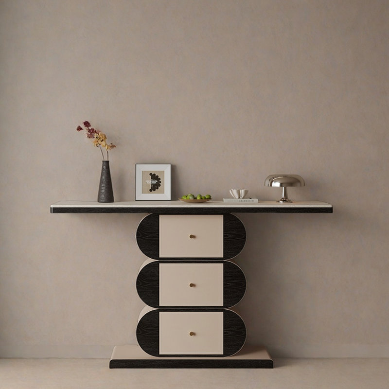 Console Italian Minimalist, H 33,5 po x l 47,2 po x P 15,7 po