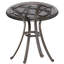 Table de salle à manger à hauteur bistro de 28 po x 28,6 po, table de salle à manger ronde d’intérieur et d’extérieur