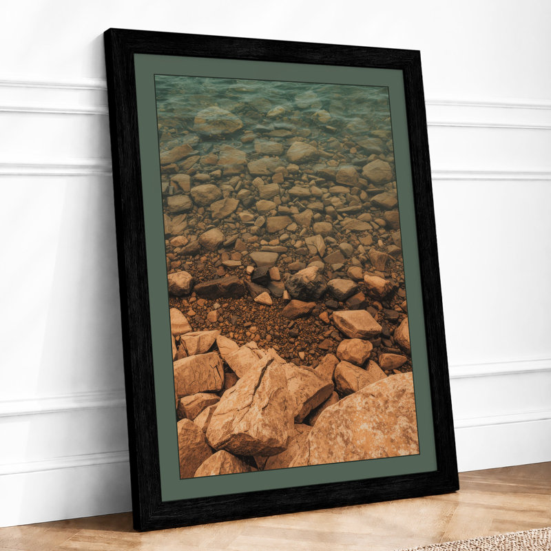 Shallow Waters Coastal - Print, Black, A3 - 42.0 x 29.7 cm