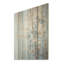 Or et bambou bleu - Art mural en bois de bambou sur bois de pin naturel-1929461466