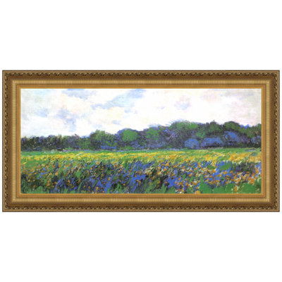Field Of Yellow Irises At Giverny, 1887 Print by Claude Monet