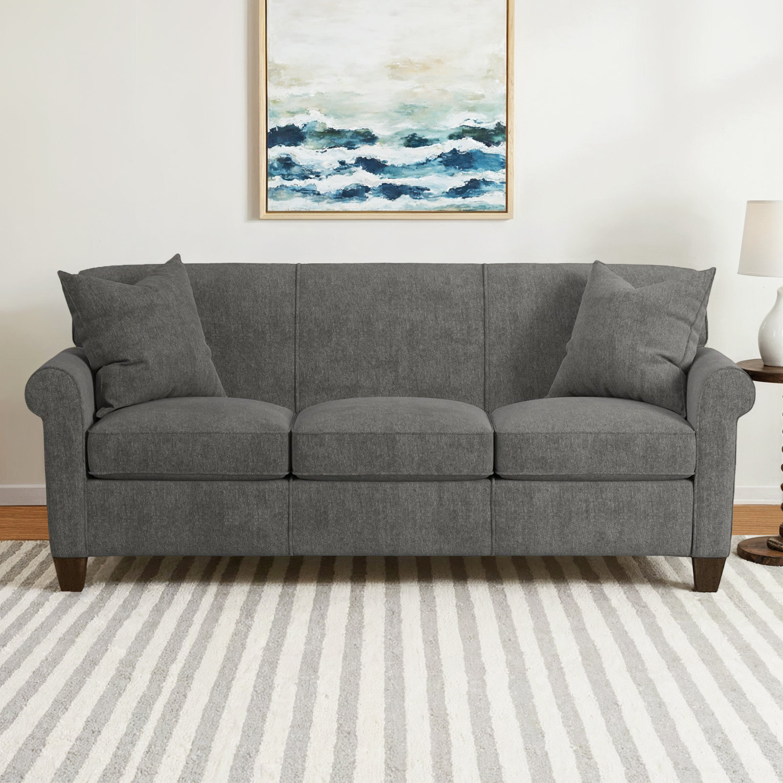 Finnian 82" Sofa, Coal