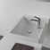 Scarabeo By Nameeks Teorema 17.3'' White Ceramic Rectangular Bathroom Sink with Overflow
