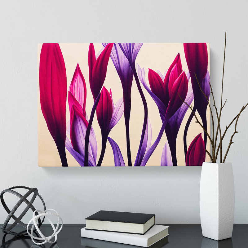 Sublime Flowers - Wrapped Canvas, 40cm H x 60cm W x 3cm D