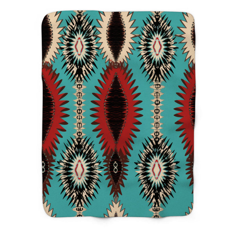 Bohemian Texture - 1 Piece Blanket, Queen