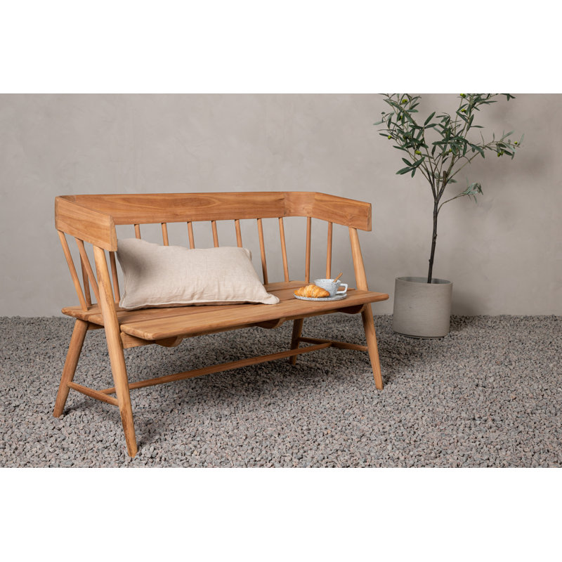 Bornholm Solid Wood Teak Outdoor Bench