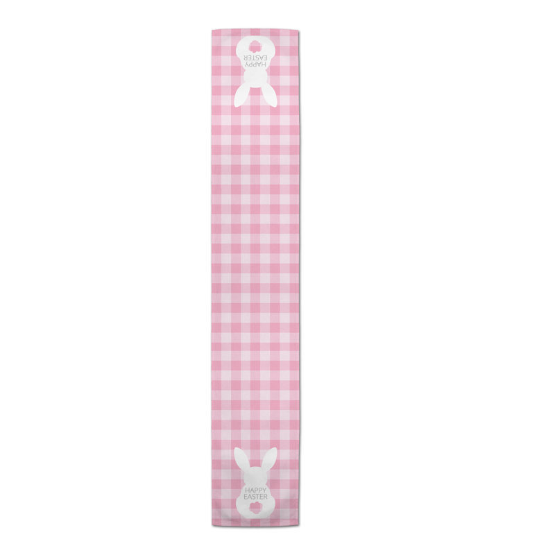Langan Plaid Easter Table Runner, 16" x 72"