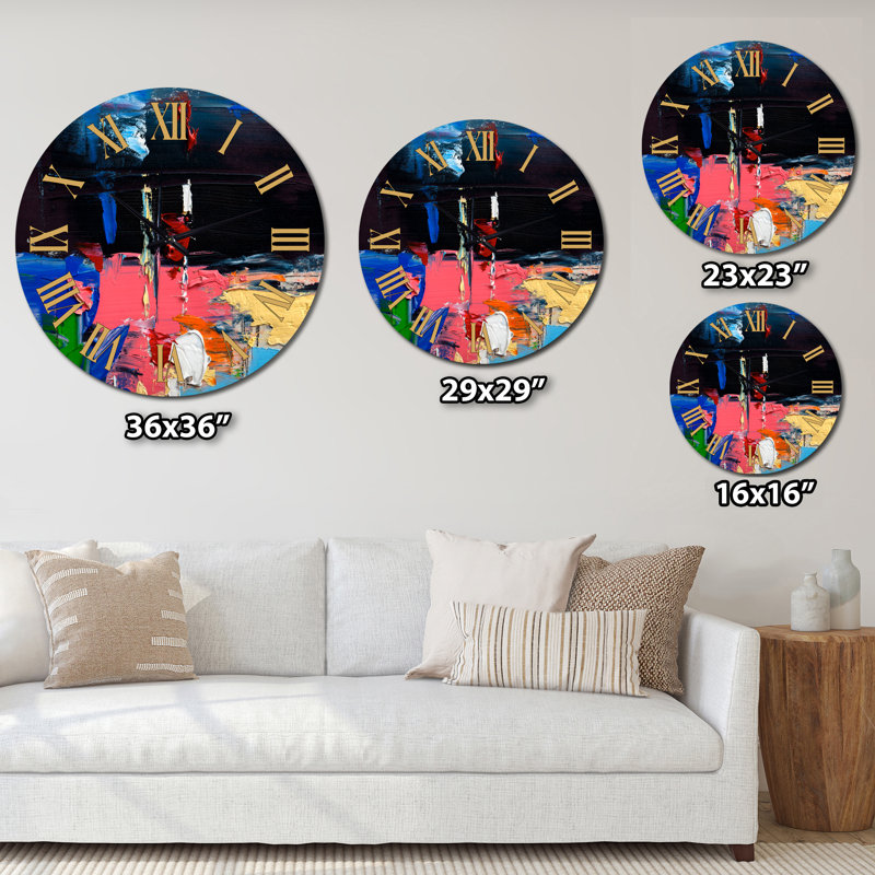 Horloge murale moderne, Surdimensionné