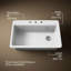 Riverby 33" Top-Mount Single-Bowl Kitchen Sink-332027904-304583896