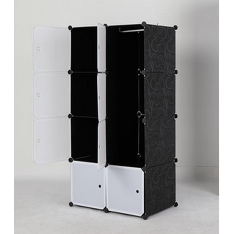 Tenbury Plastic Closet System, Black