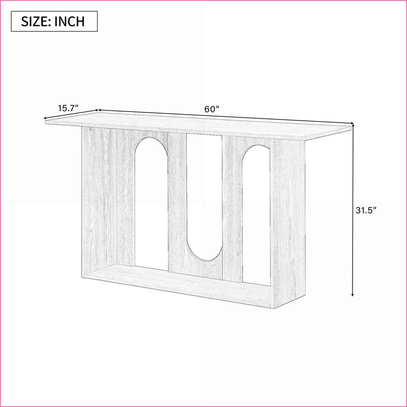 Table basse courbée en placage de frêne pour le salon, peu encombrante avec tablette supplémentaire, facile à assembler