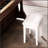 Vanity Stool Makeup Bench Dressing Stool with Cushion and Solid Legs