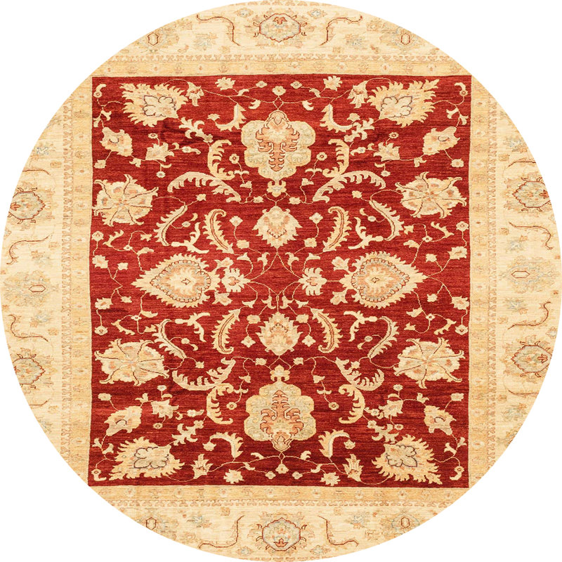 Tapis abstrait 3788, Rond 4 pi