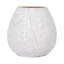 Vase rond en céramique ivoire-89123265