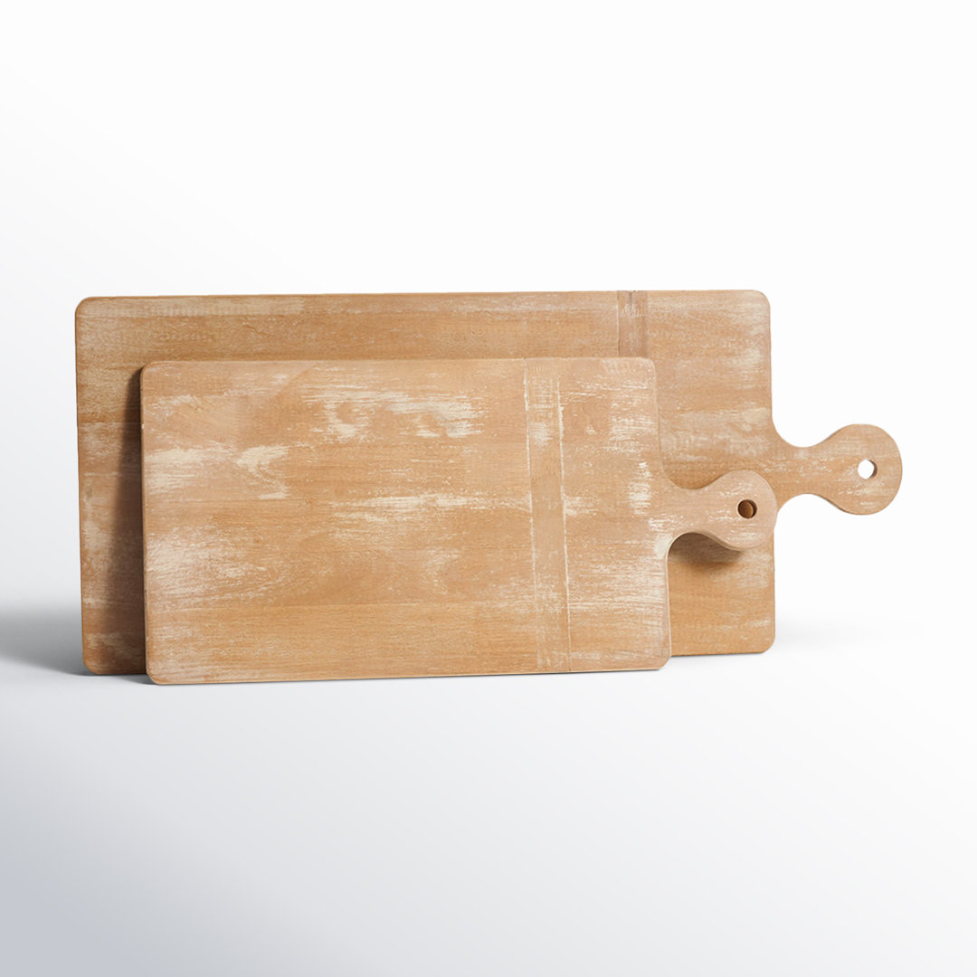 Jana 2 Piece Wood Cutting Board Set Birch Lane™