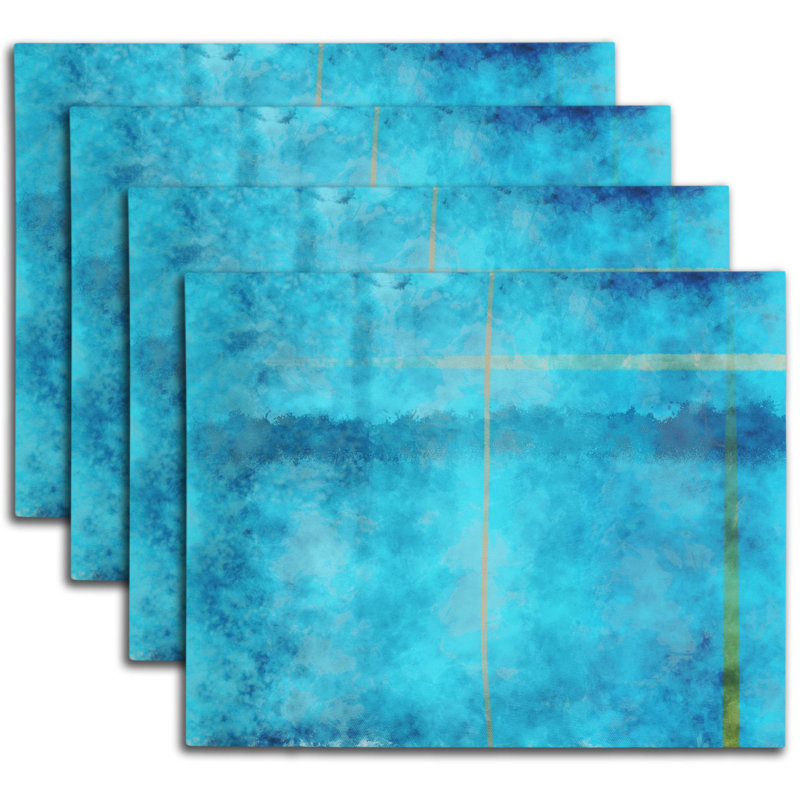Napperon abstrait en polyester