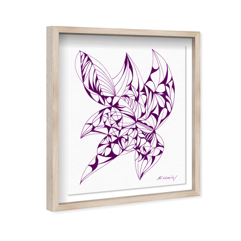 Manuel Roman - Starfish Print by Oliver Gal, 46.5"H x 31.5"W, Natural Oak Shadowbox