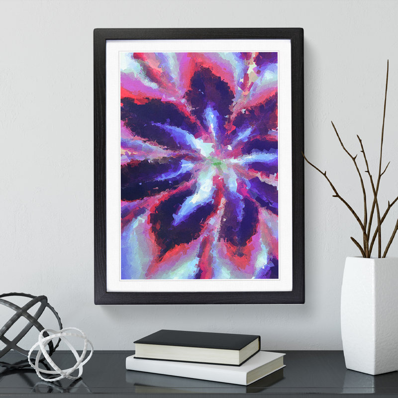 Limitless Abstract - Framed Print, Black, 64cm H x 46cm W x 2cm D