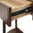 Alden 37"W Traditonal Small Solid Wood Console Table with Shelf, Drawer, Turned Legs-1696753892