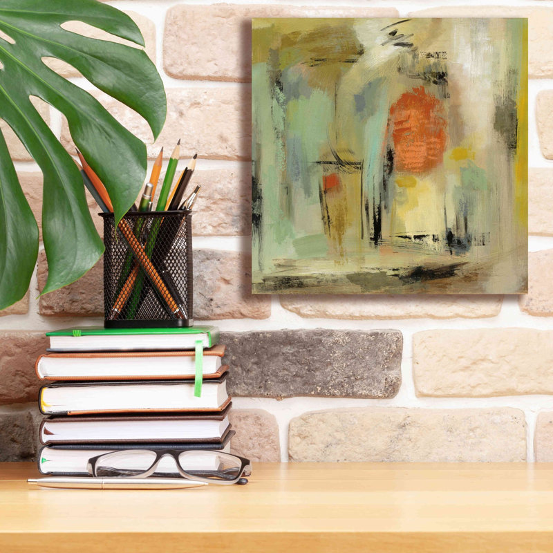 «Kyoto Street» par Silvia Vassileva, art mural sur toile, 12 po x 12 po, H 12 po x l 12 po x P 0,75 po