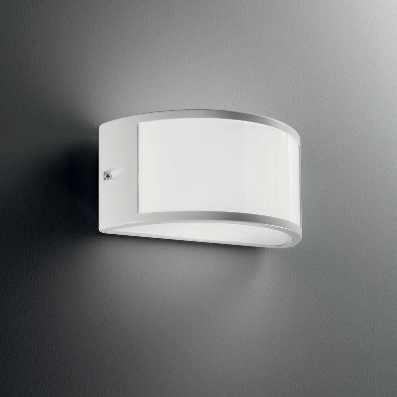 12cm H Outdoor Flush Mount, White
